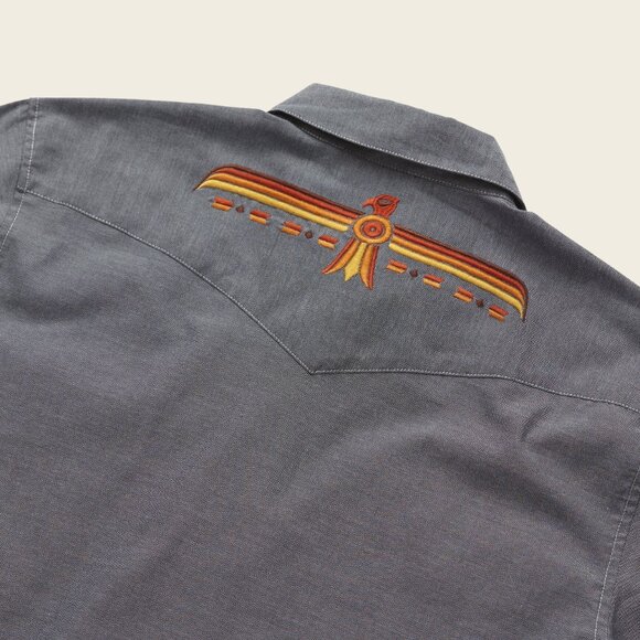 Howler Brothers Studio 6A Collection Sheridan Shirt in Pilot Bird Size Medium - Picture 2 of 5
